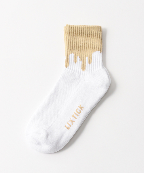 JOINT WORKS（ジョイントワークス）の「【LIXTICK/リックスティック】DRIP SOCKS 3PACK 5TH（ソックス/靴下・メンズ・ホワイト・FREE）」の6枚目の写真