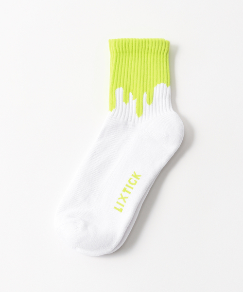 JOINT WORKS（ジョイントワークス）の「【LIXTICK/リックスティック】DRIP SOCKS 3PACK 5TH（ソックス/靴下・メンズ・ホワイト・FREE）」の8枚目の写真