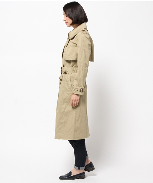 OUTLET（アウトレット）の「【CAPRICIEUX LE'MAGE】2Wayミモレトレンチ（トレンチコート・レディース・ベージュ・FREE）」の10枚目の写真