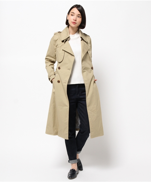 OUTLET（アウトレット）の「【CAPRICIEUX LE'MAGE】2Wayミモレトレンチ（トレンチコート・レディース・ベージュ・FREE）」の12枚目の写真