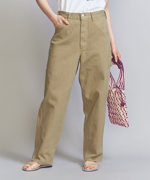 SMITH'S AMERICAN（スミスアメリカン）の「【別注】＜SMITH'S AMERICAN＞ペインターパンツ（チノパンツ・レディース・ベージュ/ブラック・S/M）」の3枚目の写真