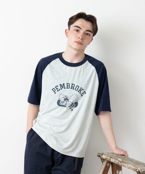 ROOPTOKYO(ループトウキョウ)の「TC杢天竺 プリントラグランT ルーズシルエット(Tシャツ/カットソー・メンズ・ホワイト系/ブラック系/グレー系・M/L/XL)」の16枚目の写真