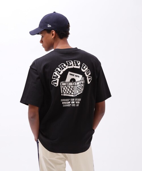 AVIREX(アヴィレックス)の「《直営店限定》DIGGIN ON YOU T-SHIRT / ディギン オン ユー Tシャツ / AVIREX / アヴィレックス(Tシャツ/カットソー・メンズ・パープル/ホワイト/ブラック・MEDIUM/LARGE/X-LARGE/XX-LARGE)」の16枚目の写真