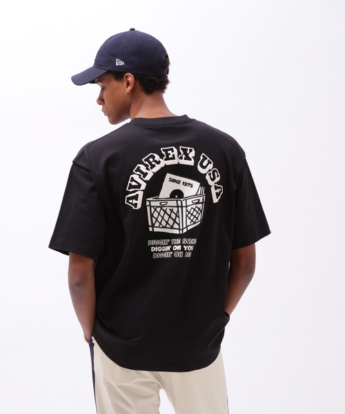 AVIREX(アヴィレックス)の「《直営店限定》DIGGIN ON YOU T-SHIRT / ディギン オン ユー Tシャツ / AVIREX / アヴィレックス(Tシャツ/カットソー・メンズ・パープル/ホワイト/ブラック・MEDIUM/LARGE/X-LARGE/XX-LARGE)」の8枚目の写真