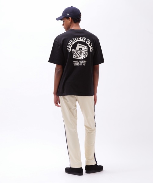 AVIREX(アヴィレックス)の「《直営店限定》DIGGIN ON YOU T-SHIRT / ディギン オン ユー Tシャツ / AVIREX / アヴィレックス(Tシャツ/カットソー・メンズ・パープル/ホワイト/ブラック・MEDIUM/LARGE/X-LARGE/XX-LARGE)」の10枚目の写真