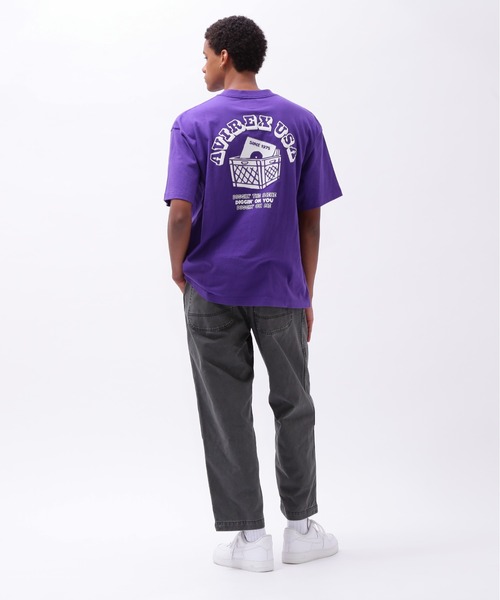 AVIREX(アヴィレックス)の「《直営店限定》DIGGIN ON YOU T-SHIRT / ディギン オン ユー Tシャツ / AVIREX / アヴィレックス(Tシャツ/カットソー・メンズ・パープル/ホワイト/ブラック・MEDIUM/LARGE/X-LARGE/XX-LARGE)」の14枚目の写真