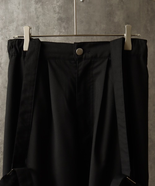 welise(ウェライズ)の「【welise/ウェライズ】ヘムロールアップ2タック サスペンダーワイドスラックス/11オンスデニムパンツ(デニムパンツ・メンズ・ケミカルウォッシュ/ブラック/チャコールグレー/ダークブラック・M/L)」の12枚目の写真