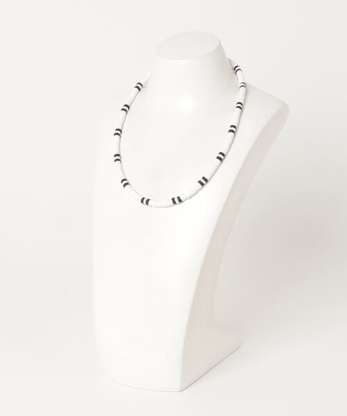 ALWAYS GOOD TIME（オルウェイズグッドタイム）の「セラミックビーズネックレス/モノトーン（ユニセックス）（ネックレス・メンズ・A/B・FREE）」の3枚目の写真