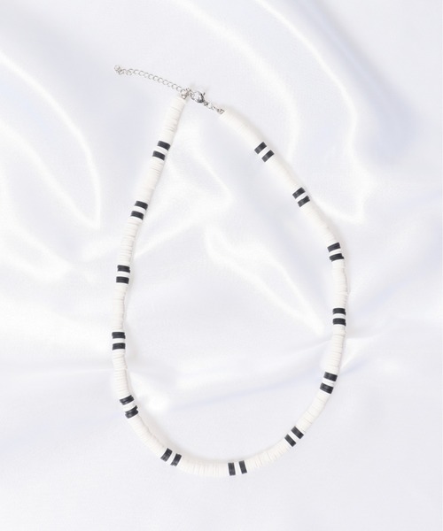 ALWAYS GOOD TIME（オルウェイズグッドタイム）の「セラミックビーズネックレス/モノトーン（ユニセックス）（ネックレス・メンズ・A/B・FREE）」の15枚目の写真