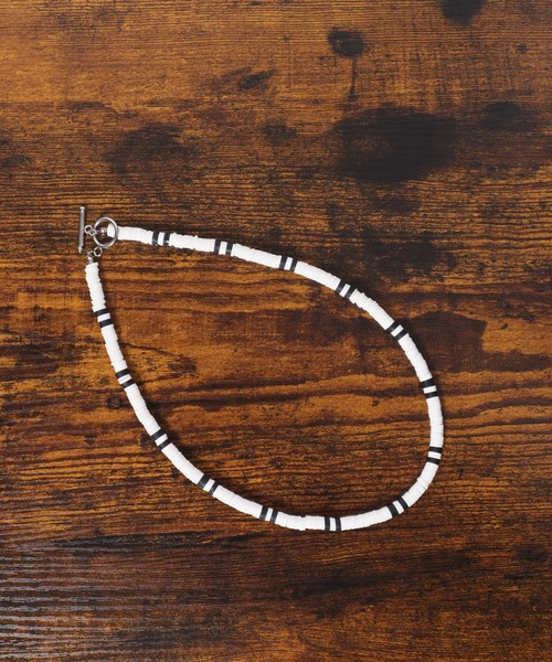 ALWAYS GOOD TIME（オルウェイズグッドタイム）の「セラミックビーズネックレス/モノトーン（ユニセックス）（ネックレス・メンズ・A/B・FREE）」の18枚目の写真