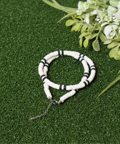 ALWAYS GOOD TIME（オルウェイズグッドタイム）の「セラミックビーズネックレス/モノトーン（ユニセックス）（ネックレス・メンズ・A/B・FREE）」の20枚目の写真