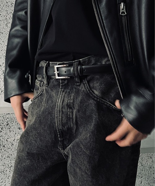 セール】【CHI SELECT】シンプル デザイン 本革ベルト chi-belt-f001