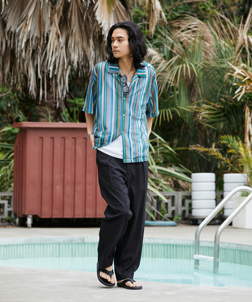 JOURNAL STANDARD（ジャーナルスタンダード）の「”吸水速乾 / 接触冷感” ドライ P/TRO タックイントラウザース（スラックス・メンズ・ブラック/ライトグレー/ベージュ系その他/ネイビー・SMALL/MEDIUM/LARGE）」の5枚目の写真