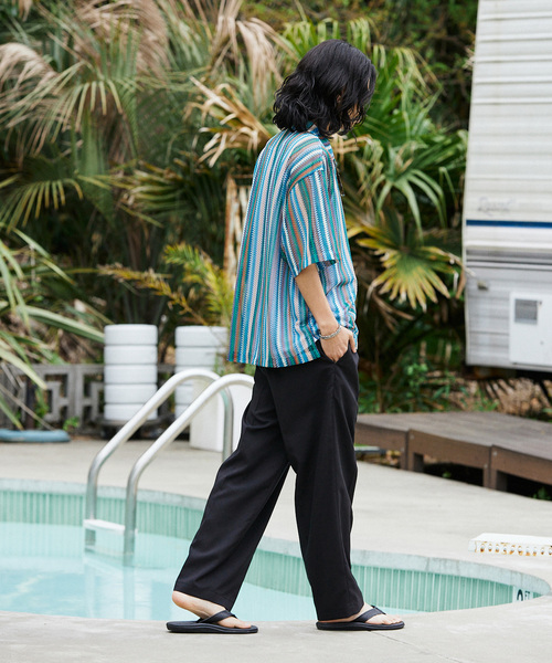 JOURNAL STANDARD（ジャーナルスタンダード）の「”吸水速乾 / 接触冷感” ドライ P/TRO タックイントラウザース（スラックス・メンズ・ブラック/ライトグレー/ベージュ系その他/ネイビー・SMALL/MEDIUM/LARGE）」の7枚目の写真