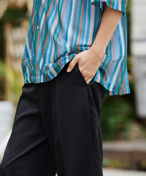 JOURNAL STANDARD（ジャーナルスタンダード）の「”吸水速乾 / 接触冷感” ドライ P/TRO タックイントラウザース（スラックス・メンズ・ブラック/ライトグレー/ベージュ系その他/ネイビー・SMALL/MEDIUM/LARGE）」の14枚目の写真