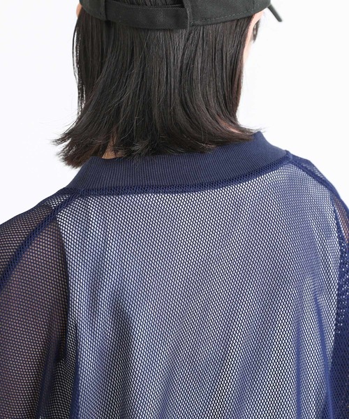 n'OrLABEL（ノアールレーベル）の「【廃盤】『メッシュブルゾン』（カーディガン/ボレロ・レディース・ブラック/ダークブルー・FREE）」の21枚目の写真
