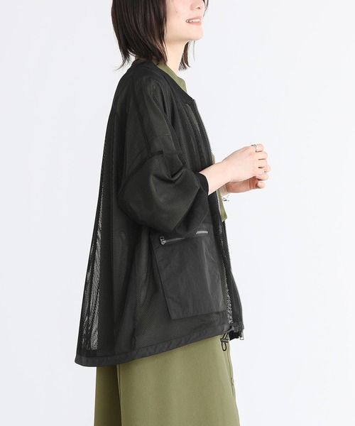 n'OrLABEL（ノアールレーベル）の「【廃盤】『メッシュブルゾン』（カーディガン/ボレロ・レディース・ブラック/ダークブルー・FREE）」の14枚目の写真