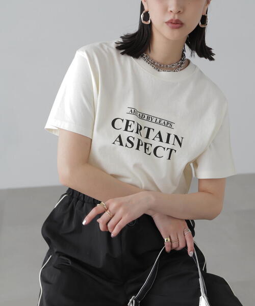 FREE'S MART（フリーズマート）の「◆ロゴプリントTシャツ（Tシャツ/カットソー・レディース・ホワイト/ベージュ・FREE）」の21枚目の写真