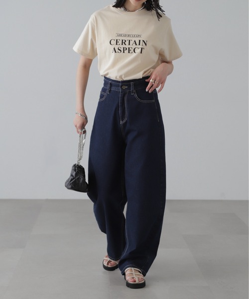 FREE'S MART（フリーズマート）の「◆ロゴプリントTシャツ（Tシャツ/カットソー・レディース・ホワイト/ベージュ・FREE）」の11枚目の写真