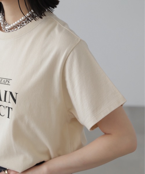 FREE'S MART（フリーズマート）の「◆ロゴプリントTシャツ（Tシャツ/カットソー・レディース・ホワイト/ベージュ・FREE）」の14枚目の写真