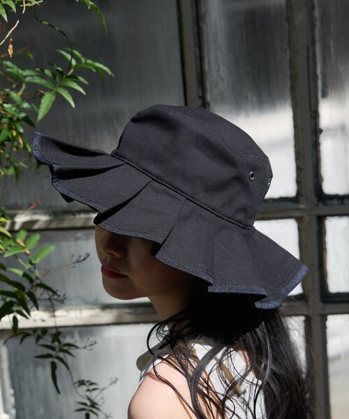 FREAK'S STORE（フリークスストア）の「Casselini/キャセリーニ プリーツハット（ハット・レディース・ホワイト/ブラウン/ブラック・ONE SIZE）」の5枚目の写真