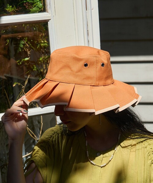 FREAK'S STORE（フリークスストア）の「Casselini/キャセリーニ プリーツハット（ハット・レディース・ホワイト/ブラウン/ブラック・ONE SIZE）」の12枚目の写真