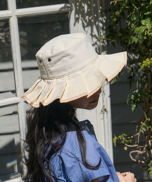 FREAK'S STORE（フリークスストア）の「Casselini/キャセリーニ プリーツハット（ハット・レディース・ホワイト/ブラウン/ブラック・ONE SIZE）」の15枚目の写真