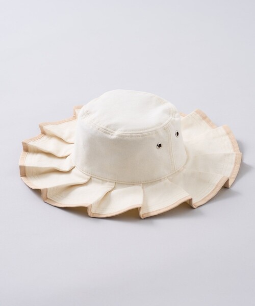 FREAK'S STORE（フリークスストア）の「Casselini/キャセリーニ プリーツハット（ハット・レディース・ホワイト/ブラウン/ブラック・ONE SIZE）」の17枚目の写真