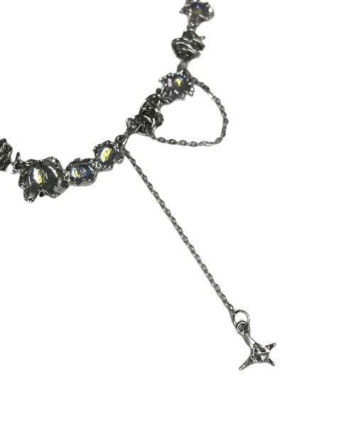 XU（エックスユー）の「【Never mind the XU】stone design necklace / 【ネバーマインド ザ エックスユー】ストーンデザインネックレスシルバーネックレス（ネックレス・メンズ・シルバー・ONE SIZE）」の5枚目の写真