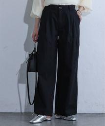 ライトツイルワイドストレートパンツ