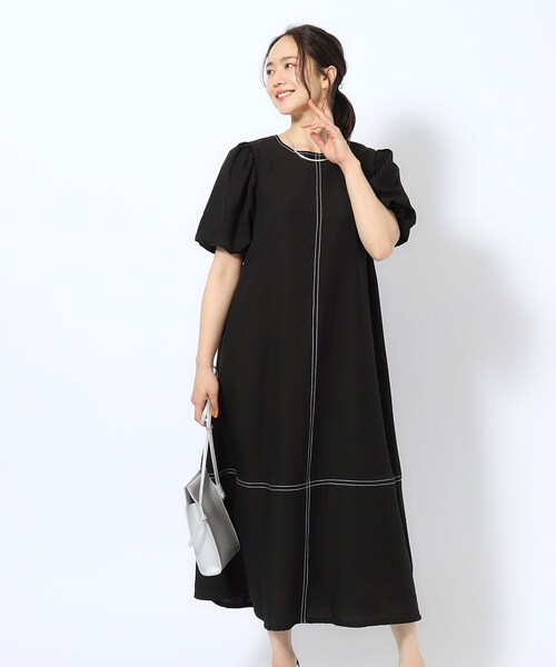 【極美品✨】ティッカ レースバルーンスリーブワンピース 5分袖 黒 F 楽天市場】TICCA ティッカ バルーンスリーブ ワンピース tbds