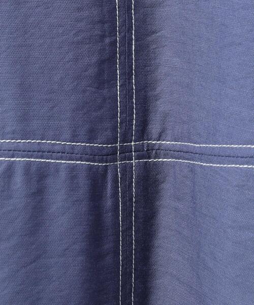 DRESKIP（ドレスキップ）の「◆配色ステッチ バルーン袖マキシワンピース（ワンピース・レディース・ブラック/こしょう色系/ブルー・02/03/04）」の16枚目の写真