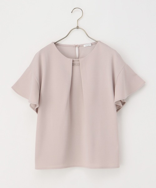 Honeys（ハニーズ）の「メタルパーツ付きトップス（Tシャツ/カットソー・レディース・オレンジ系その他/アイボリー/ブラック/ブルーグリーン/グレイッシュベージュ・S/M/L/LL/3L）」の22枚目の写真