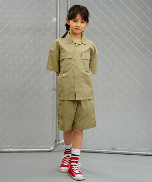 Dickies（ディッキーズ）の「Dickies/ディッキーズ キッズ ナイロンイージーショーツ 80572700（その他パンツ・キッズ・ブラック/グリーン/ベージュ・150cm/140cm/130cm/160cm）」の12枚目の写真