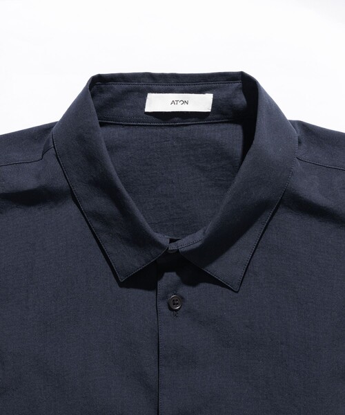 トップス ATON SHRINK BROAD OVERSIZED SHIRT ATON - 【残り一点】Shrink Broad Oversized Shirt | ACRMTSM