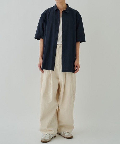 ATON（エイトン）の「【ATON/エイトン】SHRINK BROAD OVERSIZED