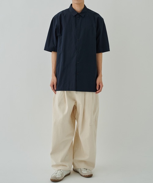 ATON（エイトン）の「【ATON/エイトン】SHRINK BROAD OVERSIZED SHORT