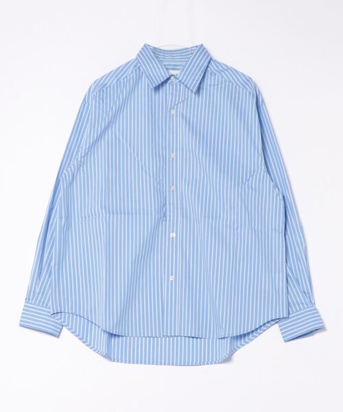 TIMELY WARNING（タイムリーワーニング）の「【TIMELY WARNING】REGULAR COLLAR L/S SHIRT（シャツ/ブラウス・メンズ・ホワイト/ブラック系その他/ブルー系その他・M/XL/L）」の3枚目の写真