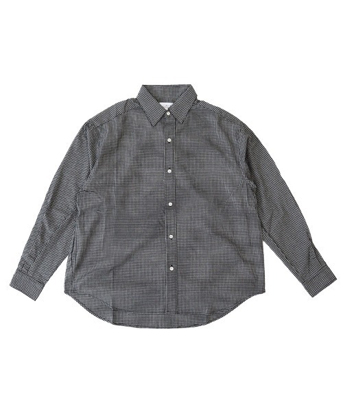 TIMELY WARNING（タイムリーワーニング）の「【TIMELY WARNING】REGULAR COLLAR L/S SHIRT（シャツ/ブラウス・メンズ・ホワイト/ブラック系その他/ブルー系その他・M/XL/L）」の7枚目の写真