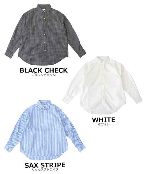 TIMELY WARNING（タイムリーワーニング）の「【TIMELY WARNING】REGULAR COLLAR L/S SHIRT（シャツ/ブラウス・メンズ・ホワイト/ブラック系その他/ブルー系その他・M/XL/L）」の5枚目の写真