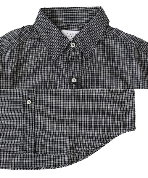 TIMELY WARNING（タイムリーワーニング）の「【TIMELY WARNING】REGULAR COLLAR L/S SHIRT（シャツ/ブラウス・メンズ・ホワイト/ブラック系その他/ブルー系その他・M/XL/L）」の9枚目の写真