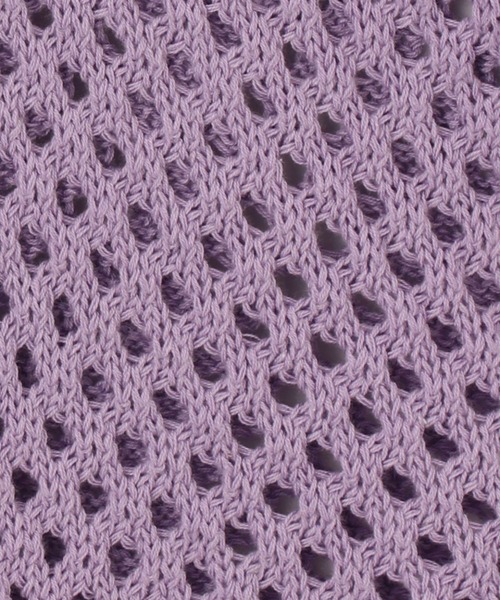 ANNA SUI NYC（アナ スイ エヌ ワイ シー）の「ANNA SUI NYC ナンバリングジャガードメッシュニットプルオーバー（Tシャツ/カットソー・レディース・ブラック/ホワイト/パープル・FREE）」の8枚目の写真