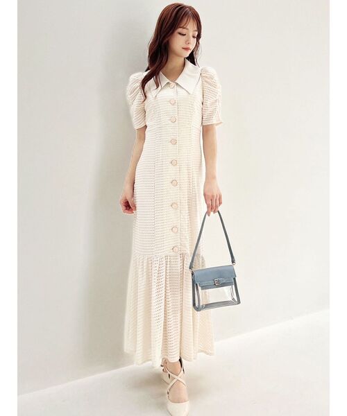 RESEXXY（リゼクシー）の「ラッセルレースマーメイドワンピース（ワンピース・レディース・ブラック/ブルー/アイボリー・FREE）」の11枚目の写真