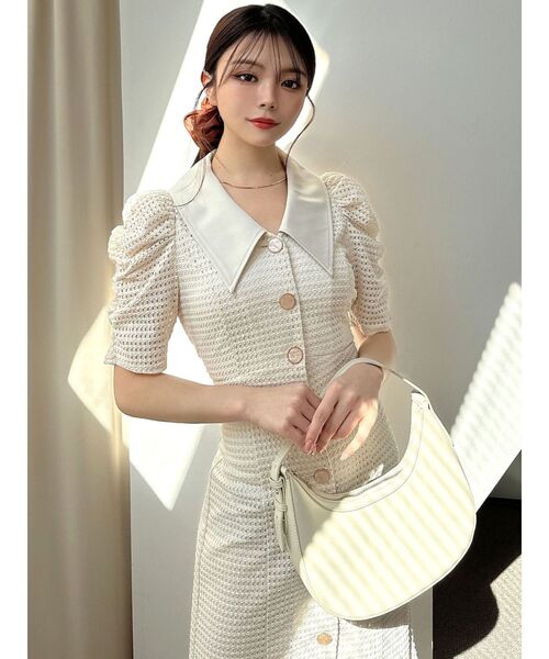 RESEXXY（リゼクシー）の「ラッセルレースマーメイドワンピース（ワンピース・レディース・ブラック/ブルー/アイボリー・FREE）」の22枚目の写真