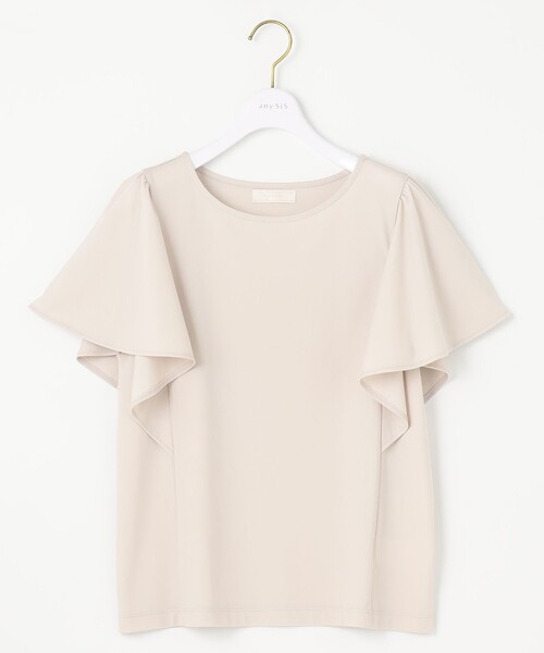 ANY SIS(エニィスィス)の「【洗える】フリルスリーブ カットソー(Tシャツ/カットソー・レディース・パープル系/ネイビー系/アイボリー系/パイングリーン系・2)」の21枚目の写真