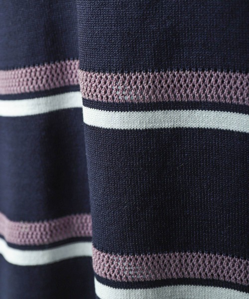 U.S. POLO ASSN.（ユーエスポロアッスン）の「【U.S.POLOASSN.】 ワンポイント ロゴ刺繍 ハーフスリーブ ニット ポロシャツ（ポロシャツ・メンズ・ベージュ系/ネイビー系・X-LARGE/LARGE/MEDIUM）」の18枚目の写真