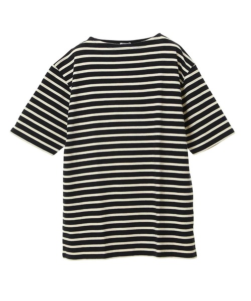 Armor lux(アルモーリュックス)の「【Armor-lux/アルモリュクス】ブルトン半袖ベーシックフィット(Tシャツ/カットソー・メンズ・ネイビー/ナチュラル/ブルー/ブルー系その他・5/6/7)」の2枚目の写真