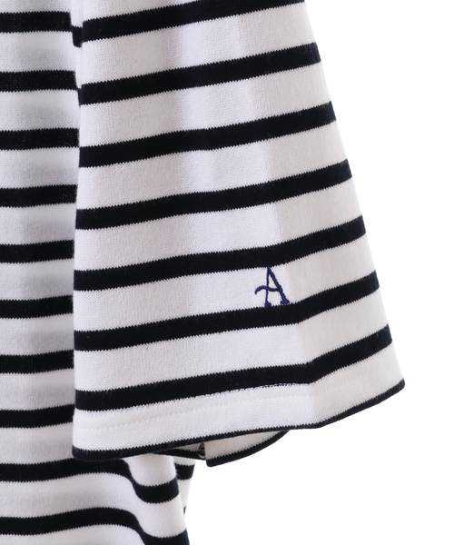 Armor lux(アルモーリュックス)の「【Armor-lux/アルモリュクス】ブルトン半袖ベーシックフィット(Tシャツ/カットソー・メンズ・ネイビー/ナチュラル/ブルー/ブルー系その他・5/6/7)」の8枚目の写真