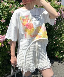 Alley by w closet | 【Alley】フォトプリントガーターデザインTシャツ(Tシャツ/カットソー)