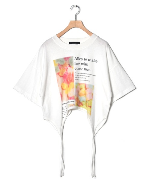 Alley by w closet(アリーバイダブルクローゼット)の「【Alley】フォトプリントガーターデザインTシャツ(Tシャツ/カットソー・レディース・ホワイト系その他/ホワイト系その他2・FREE)」の17枚目の写真